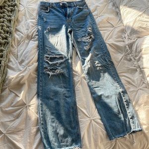 Zara ripped jeans